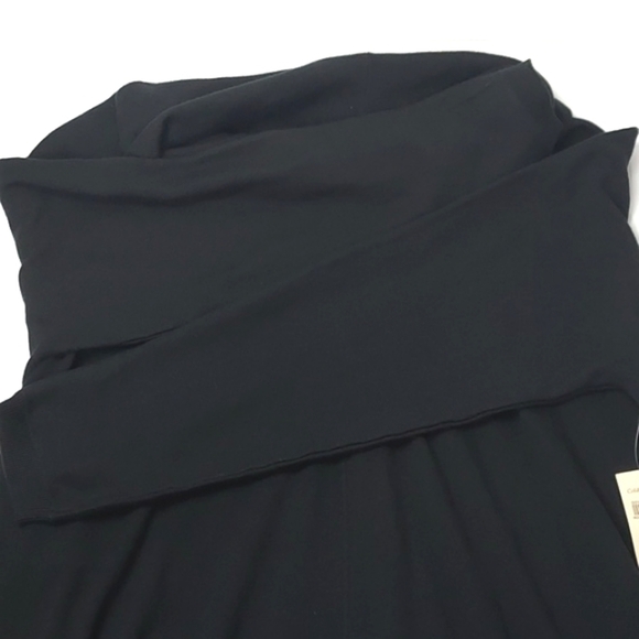NEW Coldwater Creek Women's Sweater Cowl Neck Black Size Petite Large - Picture 7 of 14